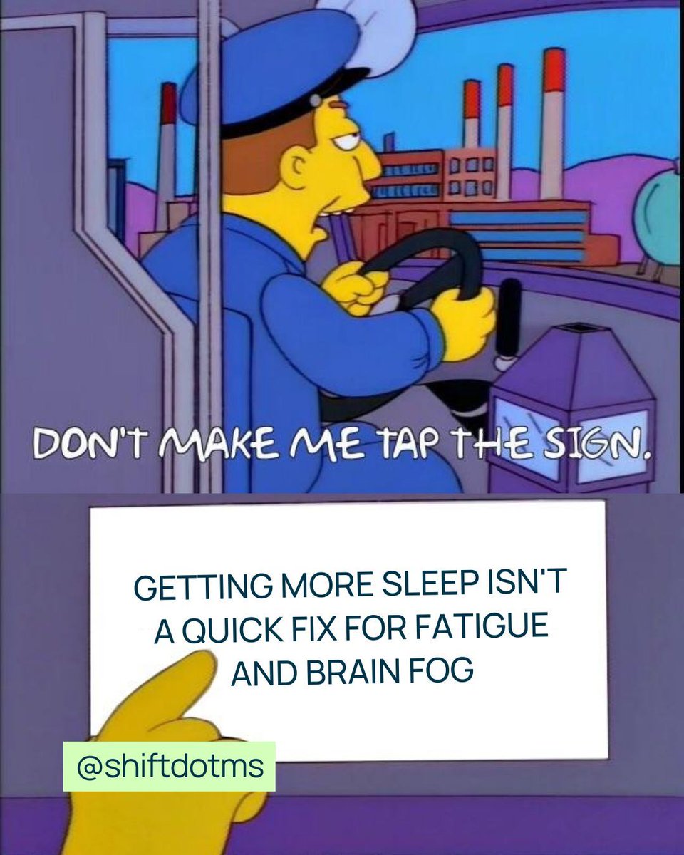 Contrary to popular opinion, a quick nap isn't going to Ctrl + Alt + Delete my fatigue 🥱 

Download the Shift.ms app for free 👉📱

#MS #multiplesclerosis  #MSAwareness #MSWarrior