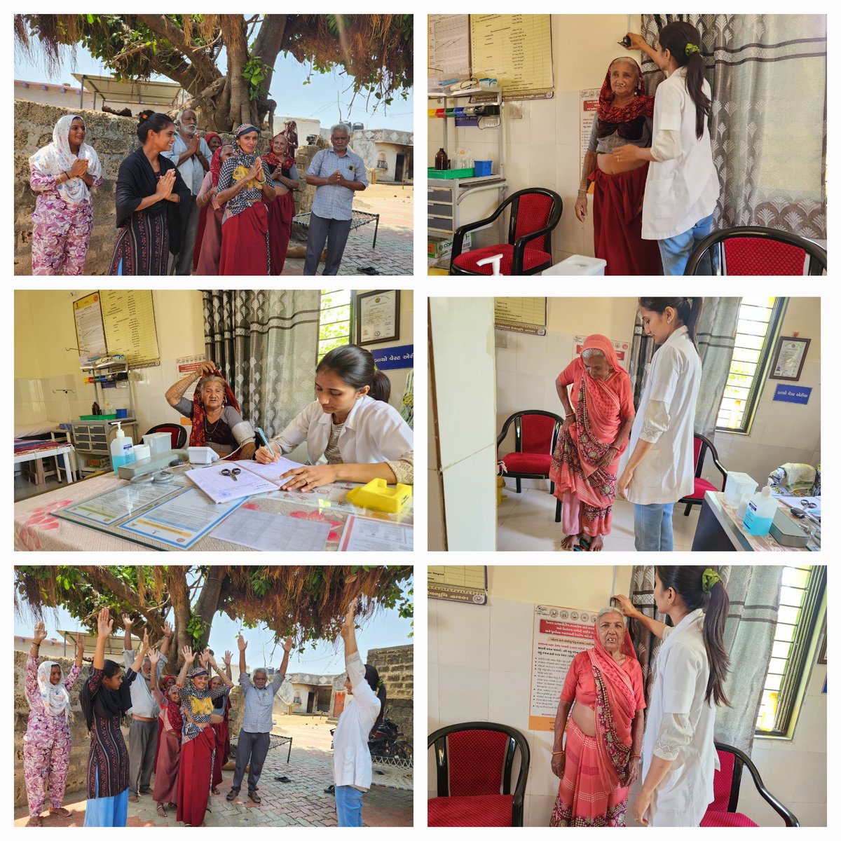 AAM.- Timbdi
PHC - Modpar
આજ રોજ  આયુષ્યમાન આરોગ્ય મંદિર ટીબડી ખાતે  આયુષ્યમાન આરોગ્ય શિબિર નું આયોજન કરવામા આવેલ.જેમાં લાભાર્થીઓને નીચે મુજબ ની સેવા આપવામાં આવેલ.

- એનસીડી સ્ક્રીનીંગ
- ફોલો- અપ
- બિન ચેપી રોગોના લક્ષણો, અટકાવવા માટેના પગલાં અને  ઉપાયો વગરેનું આરોગ્ય શિક્ષણ