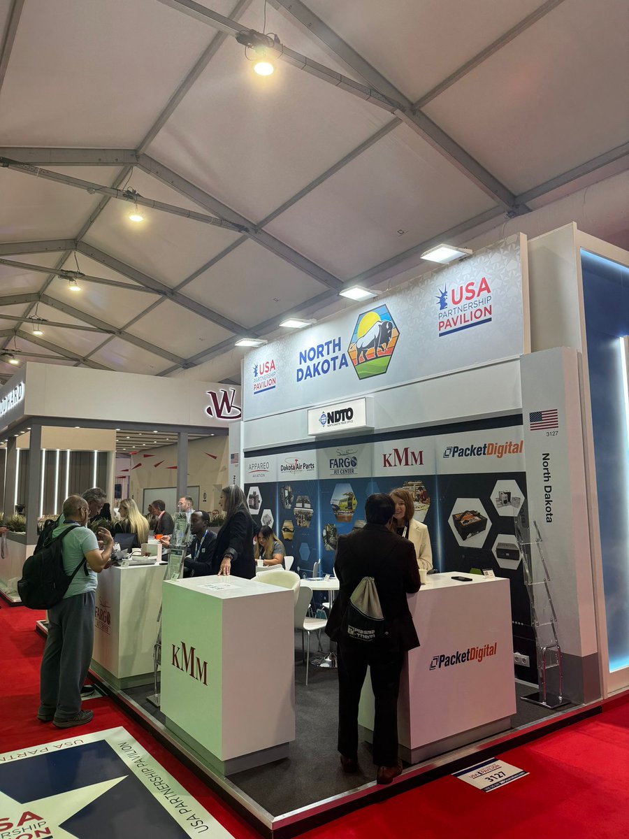 Next week, the North Dakota Trade Office will join the #USAPartnershipPavilion at the International Paris Air Show. This year, they will be joined by five co-exhibitors. Learn more about each of #NorthDakota’s co-exhibitors aon the Official #USAPartnershipPavilion Directory