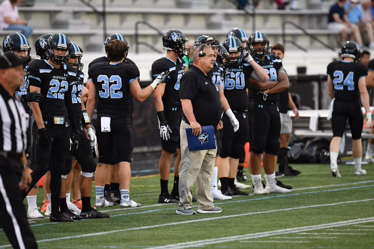 JHU_Football's tweet photo. Throwback Thursday:

Take a step back to 2018 when the Blue Jays made the semifinal round for the first time. They would go on to pull off a string of victories by defeating MIT, Frostburg State, and RPI.

#PrideandPoise https://t.co/qKgo15oYoJ