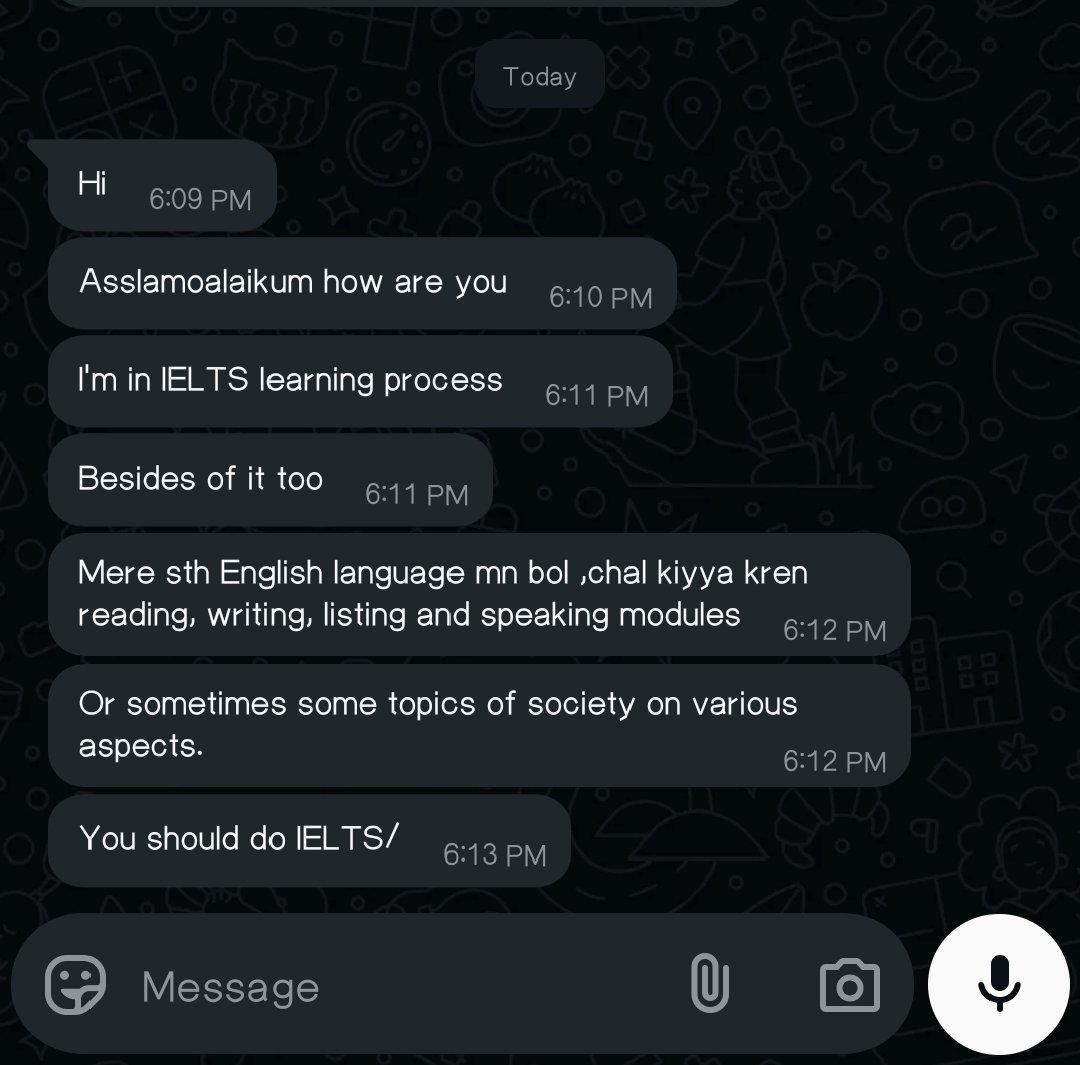 not my cringe cousin to come up with anything to grab my attention