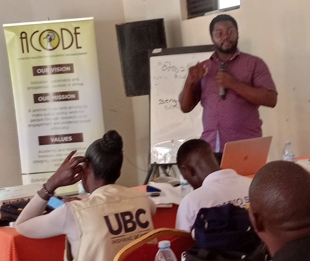 ACODE_Uganda's tweet photo. Agriculture employs around 80 percent  of Uganda's population but contributes around 24 percent to the  National GDP.This means there's a lot we need to do to maximize it's profitability.- Mr Misagga Zeus- @jeepenergy 
#RenewableEnergyIntegration https://t.co/3mt1gyFEyK