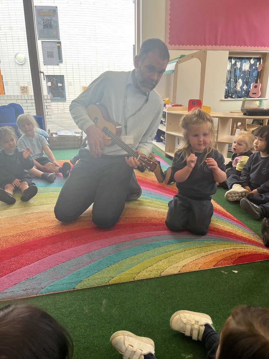 Music lessons with Mr. Heffer are so much fun! Tiny hands, big rhythms, and endless joy! 🎶 <a href="/UptonMusic/">Upton House Music</a> #UptonJourney