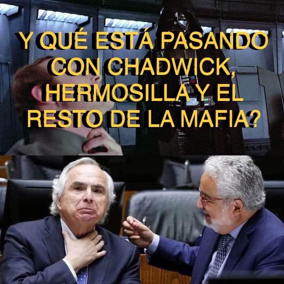 Aedd38's tweet photo. Y  QUÉ PASA CON ESTOS DELINCUENTES???  Hace más de 10 meses que se descubrieron los audios de Hermosilla con la involucración de Chadwick.  HOY enviaron a Hermosilla a su casa y el intocable y blindado de Chadwick NI siquiera lo han nombrado.  QUÉ HACE LA “JUSTICIA” https://t.co/VdufTPVOWQ