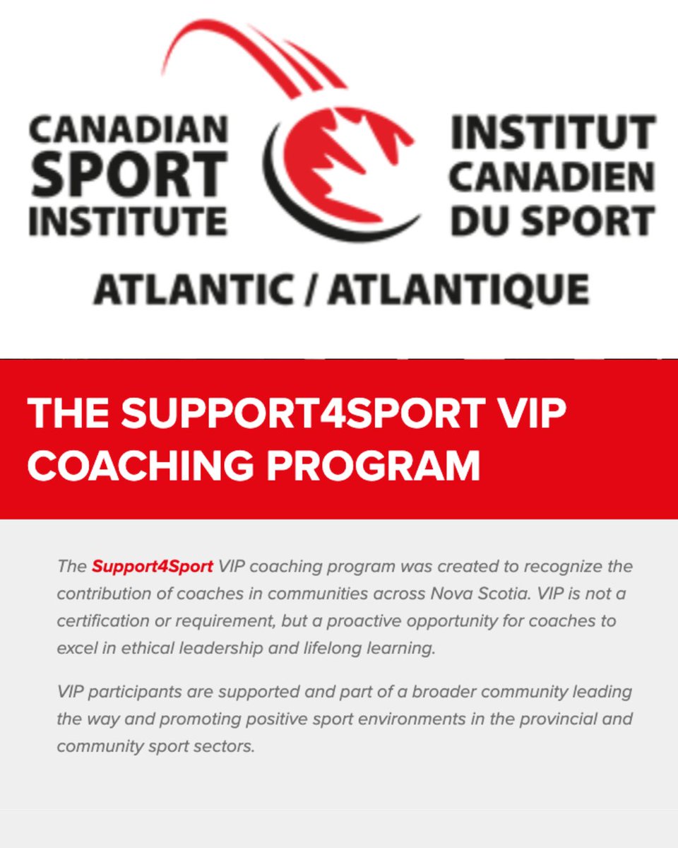 Calling all coaches!  Support4Sport VIP Coaching Program.  Creating a community of like-minded coaches across Nova Scotia.

LEARN MORE
> crosscountryns.ca/2025/06/07/cal…