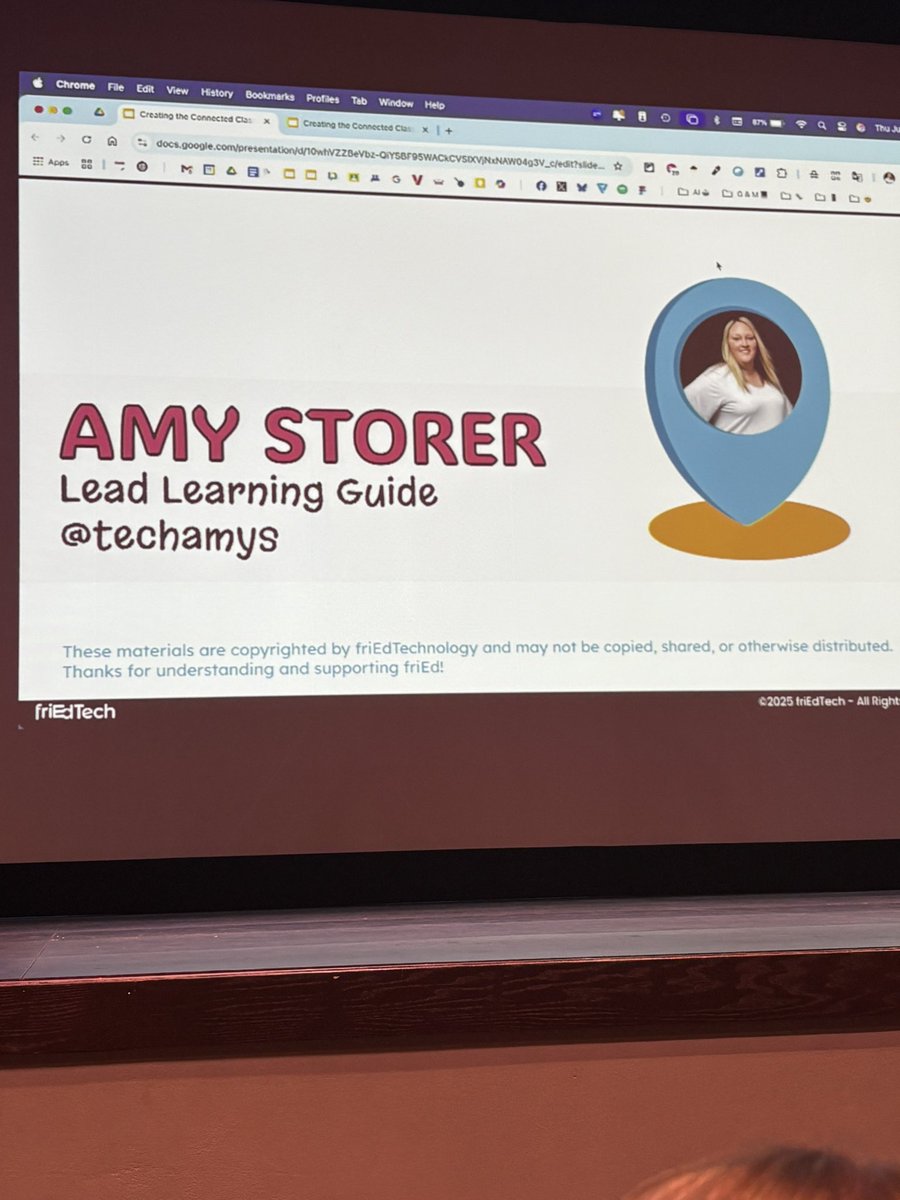Jeremy Hill (@jeremy__hill) on Twitter photo It’s time to get this party started!
<a href="/techamys/">Amy Storer</a> is opening with ideas on connecting with students and telling your story.
#friedfan
#techecRiched
#RCSlearn It’s time to get this party started!
<a href="/techamys/">Amy Storer</a> is opening with ideas on connecting with students and telling your story.
#friedfan
#techecRiched
#RCSlearn