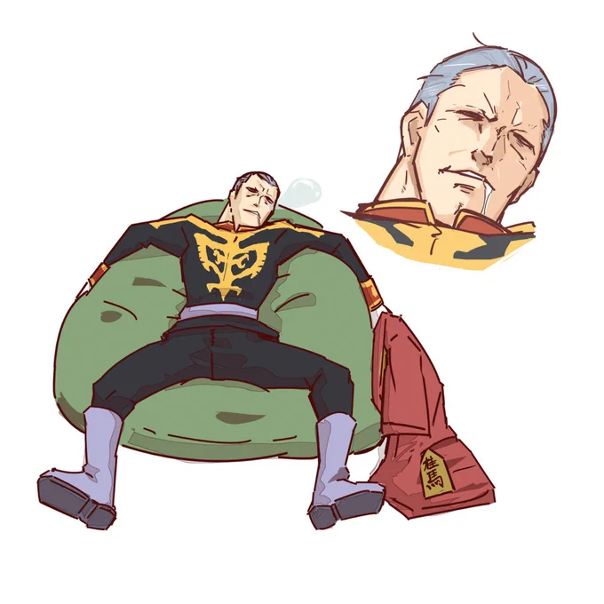 お疲れのギレン