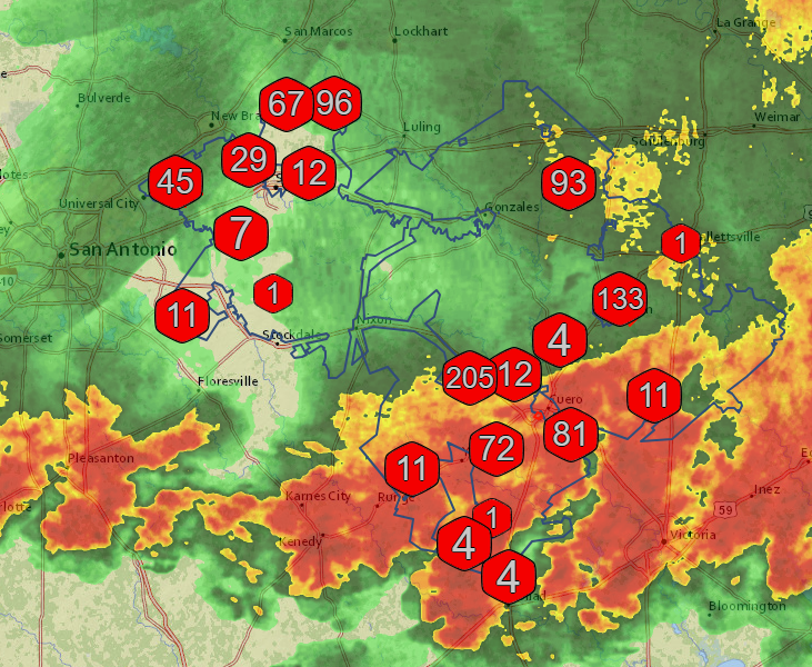UPDATE: 6/12/2025, 8:15 a.m. - Crews are continuing restoration efforts for 114 outages still affecting just over 900 members. Another band of storms is expected in to come through the area between 9-11 a.m. We appreciate your patience and prayers for their safety as they weather
