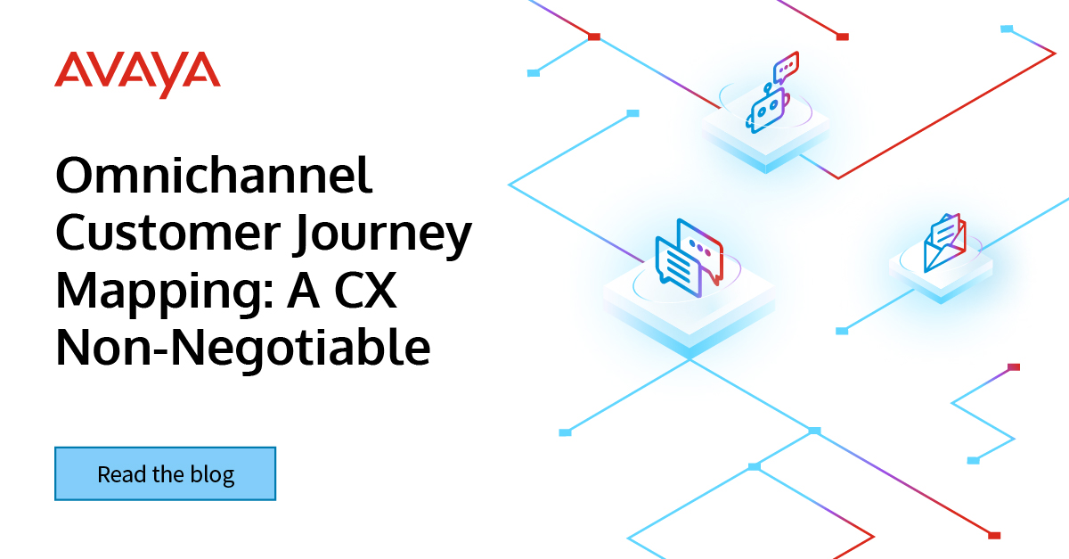 No matter which channels they use, today’s customers want a connected and personalized experience, a lack of which leads to lower conversion rates, and decreased customer loyalty.

Our latest blog unpacks the value of omnichannel customer journey mapping: avaya.com/en/blogs/omnic…