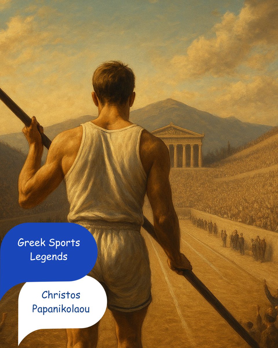 Greeklol's tweet photo. 🏅 Christos Papanikolaou: The Pioneer Who Soared
From 4 Olympic appearances to setting a world record in 1970, Papanikolaou put Greece on the global athletics map.

🇬🇷 His leap inspired a legacy with athletes like Katerina Stefanidi &amp; Manolo Karalis
👆Read more in bio &amp; stories https://t.co/qrgCuurGlu
