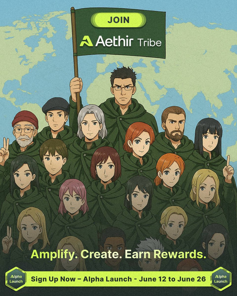 Aethirians 💚

What if we were a tribe, united by a common goal, and getting rewarded along the way? Sounds fun?

Say hello to Aethir Tribe 🛖: our new MicroKOL initiative built to boost creativity, awareness, and a common goal of building a decentralized future with Aethir 🧵👇