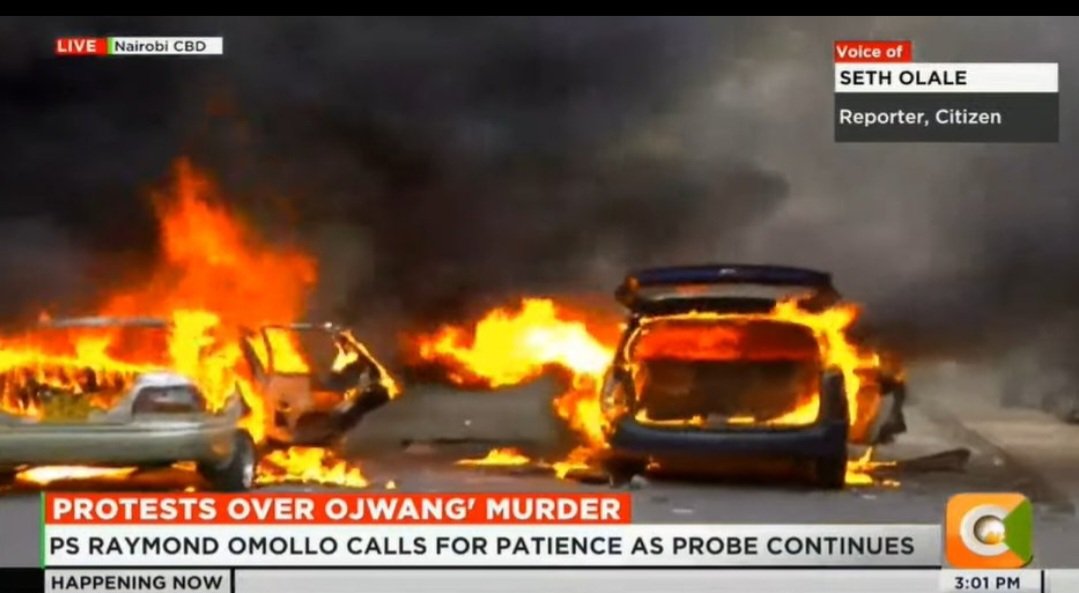 Sakaja has been tasked to handle  Youth anger on Albert Ojwang

1. Give the Wife a Job and cover Funeral expenses

2. If fury persists, unleash Goons! Meeting was held last night

This 👇is State sponsored. Let's get the Number plates 

Next time, LYNCH GAUCHO on sight! Ni yeye