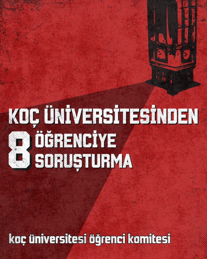 OdeonHareketi's tweet image. Koç Üniversitesi’nde 8 Öğrenciye Soruşturma Açılması Hakkındaki Açıklamamız: 

1- Bizler, bu soruşturmaların derhal geri çekilmesini, öğrenci haklarının tanınmasını ve üniversitelerin bir öğrenme, sorgulama ve düşünme alanı olarak kalmasını talep ediyoruz.