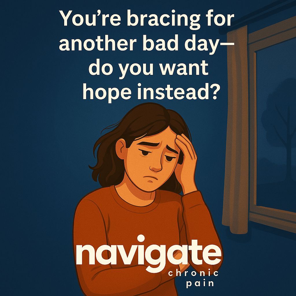 Navigate Chronic Pain (@navigatechronic) on Twitter photo You’re bracing for another bad day—do you want hope instead?
Take our quick questionnaire to see if Navigate Chronic Pain can help you find relief and hope. Instant answers for today’s struggles.
navigateanxietyguides.org/questionnaire
#navigatechronicpain #hEDS #painmanagement #chronicpain You’re bracing for another bad day—do you want hope instead?
Take our quick questionnaire to see if Navigate Chronic Pain can help you find relief and hope. Instant answers for today’s struggles.
navigateanxietyguides.org/questionnaire
#navigatechronicpain #hEDS #painmanagement #chronicpain