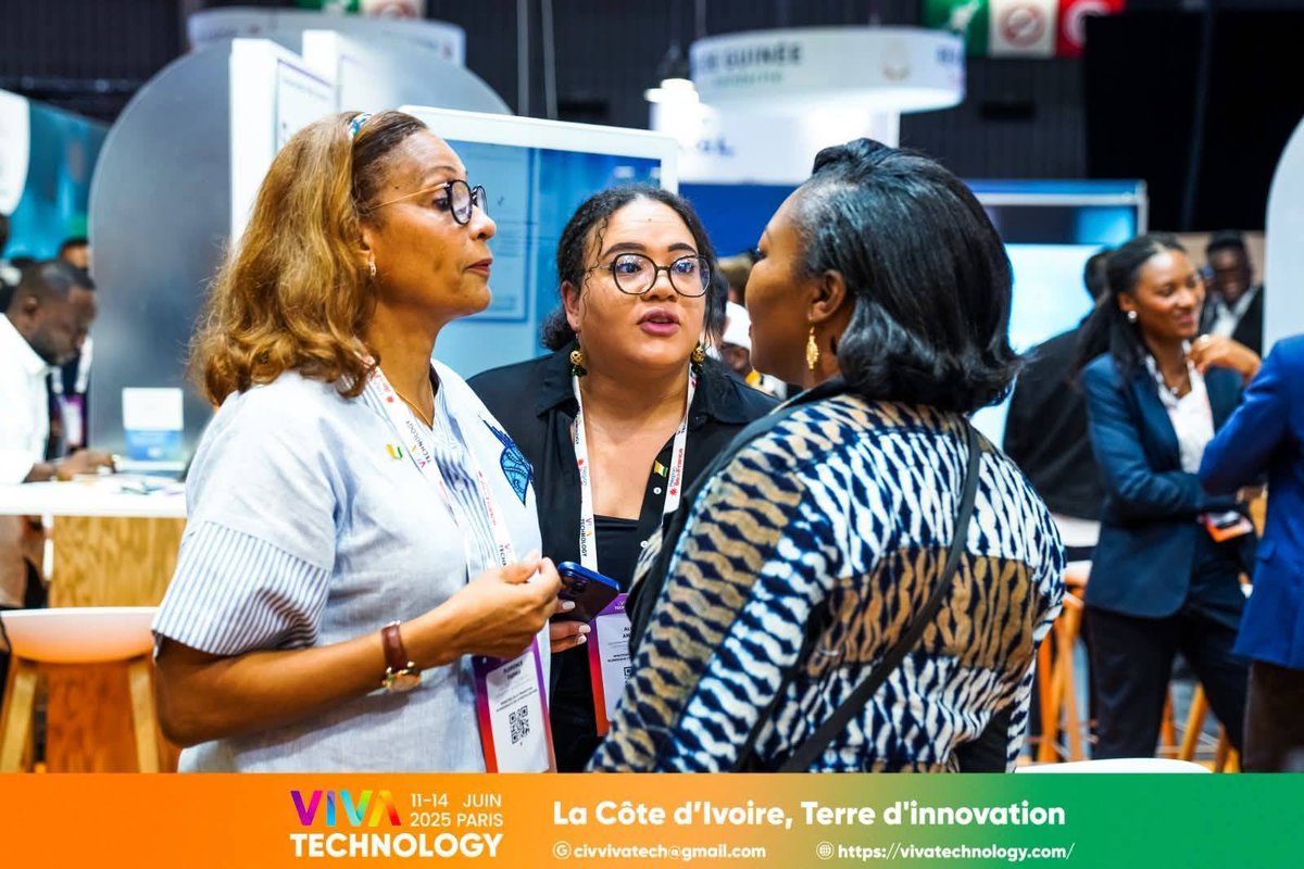 #VivaTech2025
20 startups ivoiriennes ont porté haut les couleurs de la côte d'Ivoire à travers :
--des pitchs percutants,
--des solutions technologiques audacieuses,
--des rencontres stratégiques avec des acteurs clés de l’écosystème tech mondial.
L’Afrique innove, la Côte