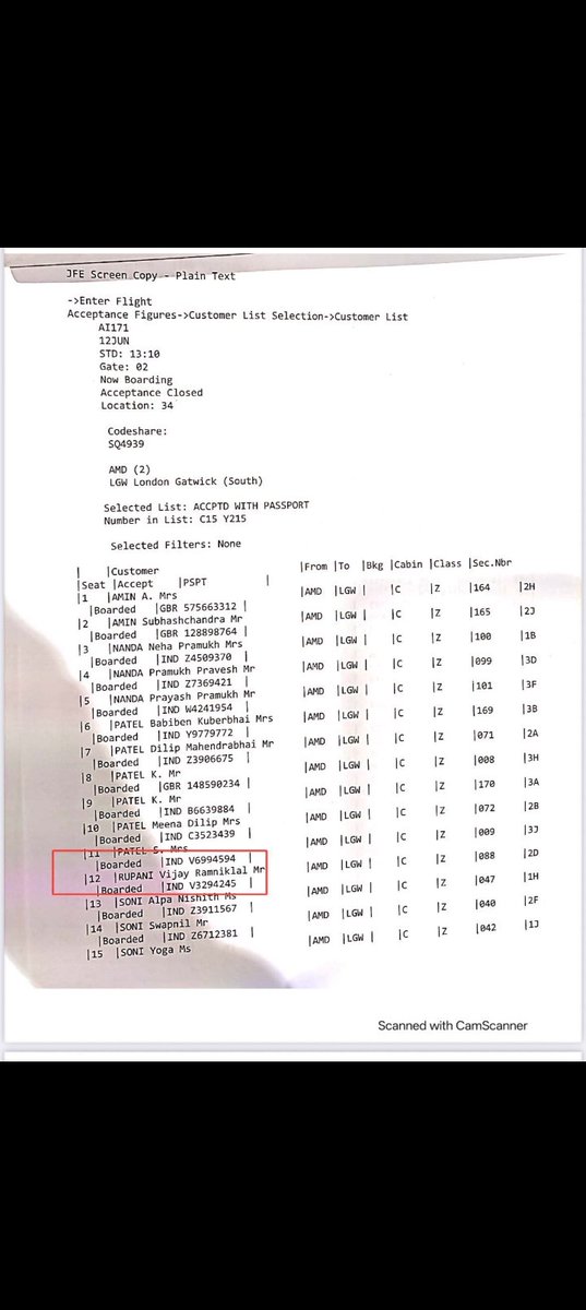 Air India B787 Dreamliner aircraft, AI 171 crash, list of passengers

Gujarat Ex CM Vijay Rupani is also on the board

#PlaneCrash #Ahmedabad #AirIndia #AirIndiaCrash #spynews
