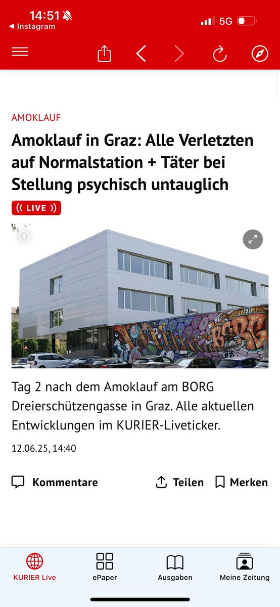 Das Bundesheer hat offenbar ein sehr geeignetes Screening für psychische Unzulänglichkeiten, <a href="/Bundesheerbauer/">Michael Bauer</a>. Via <a href="/KURIERat/">KURIER</a>
