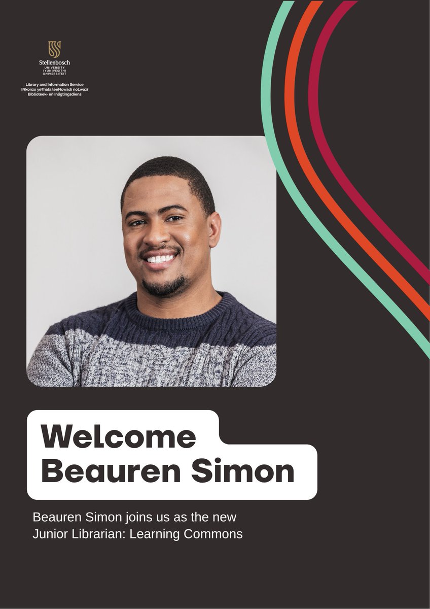 SU_Libraries's tweet image. Please join us in welcoming 𝐁𝐞𝐚𝐮𝐫𝐞𝐧 𝐒𝐢𝐦𝐨𝐧 to the SU Library team!

A skilled IT pro, Master’s student in Library Science (AI &amp;amp; robotics), and a pro pool player—Beauren brings both tech and heart to the Learning Commons. 📚

#WelcomeBeauren #LibraryTeam #SU