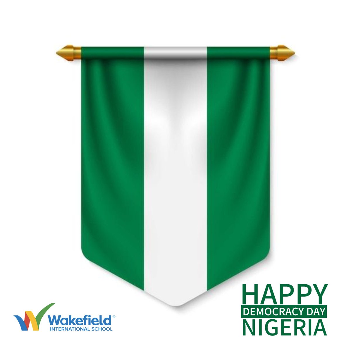 WakefieldIntSch's tweet photo. Happy Democracy Day, Nigeria!🇳🇬 
Even in the face of uncertainty, we choose hope. We believe in the quiet strength of a new generation; children who will lead with wisdom, integrity, and courage.
#DemocracyDay #NigeriaWillRise #HopeInTheNextGeneration #WakefieldWay #LagosMums https://t.co/yHYXSxMoLr