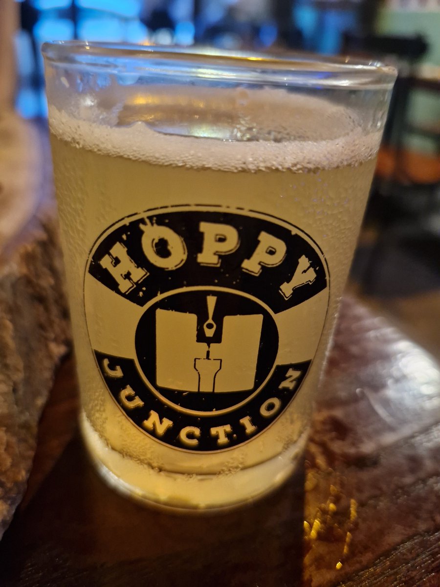 Partaking in the local brews at Hoppy Junction taphouse, Wan chai.