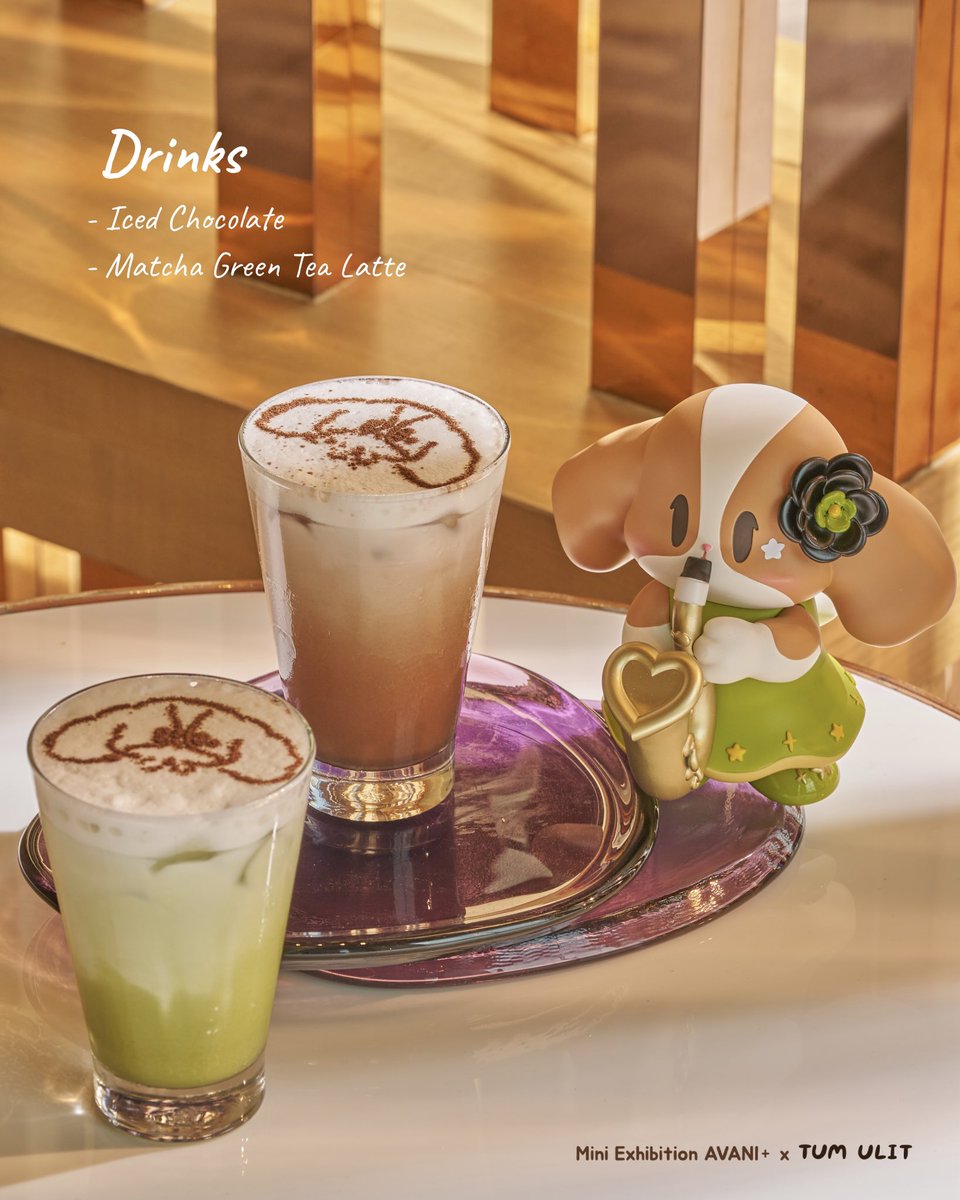 Pandaohome's tweet photo. 🎶 MUSIC TO MY MOUTH
A symphony of Pandao inspired sweets and drinks
✨ Mini Exhibition: AVANI+ x Tum Ulit
📍 11th Floor, AVANI+ Riverside Bangkok
🗓️ Available now – 31 July 2025
#AVANIPride #UntoldStories
#UntoldStoriesArtExhibition #PandaoTheMusician
#AvaniXPandao #Pandao #TumUlit