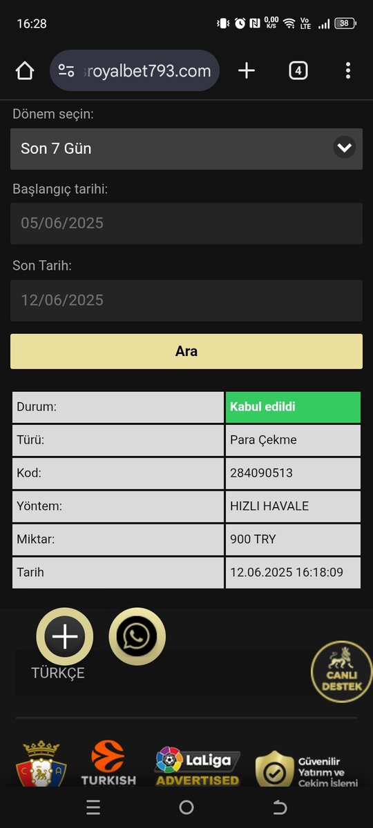 mertildem17's tweet photo. Teşekkürler cratosroyalbet hızlı güzel bir çekim oldu
#cratosroyalbet
@x_cratosroyal1 https://t.co/EKwpSL7Sm8