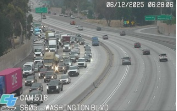 Heads up for a rollover crash in #WestWhittier SB 605 at Washington, two left lanes closed. WATCH NBC LA LIVE: nbclosangeles.com/watch/