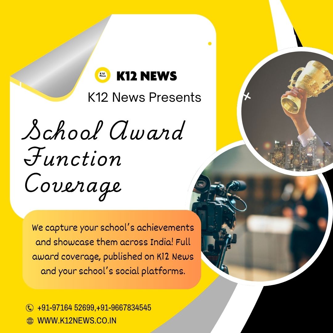 K12NewsIndia's tweet photo. 🎬✨ 𝐘𝐨𝐮𝐫 𝐒𝐜𝐡𝐨𝐨𝐥. 𝐘𝐨𝐮𝐫 𝐒𝐩𝐨𝐭𝐥𝐢𝐠𝐡𝐭!
K12News captures your big day &amp; shares it nationwide! 🌟🎤📸
📩 DM us or visit https://t.co/ENiqaiBIiL.
📞 +91-9716452699
#K12News #SchoolAwards #CelebrateExcellence #EducationMatters https://t.co/2dxhNvUklv