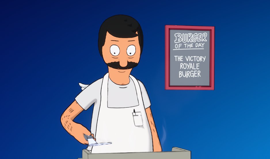 ShiinaBR's tweet photo. Bob's Burger of the Day changes every time you do the emote 😭

(Noticed by @excetraz) https://t.co/v4prX0VfWL