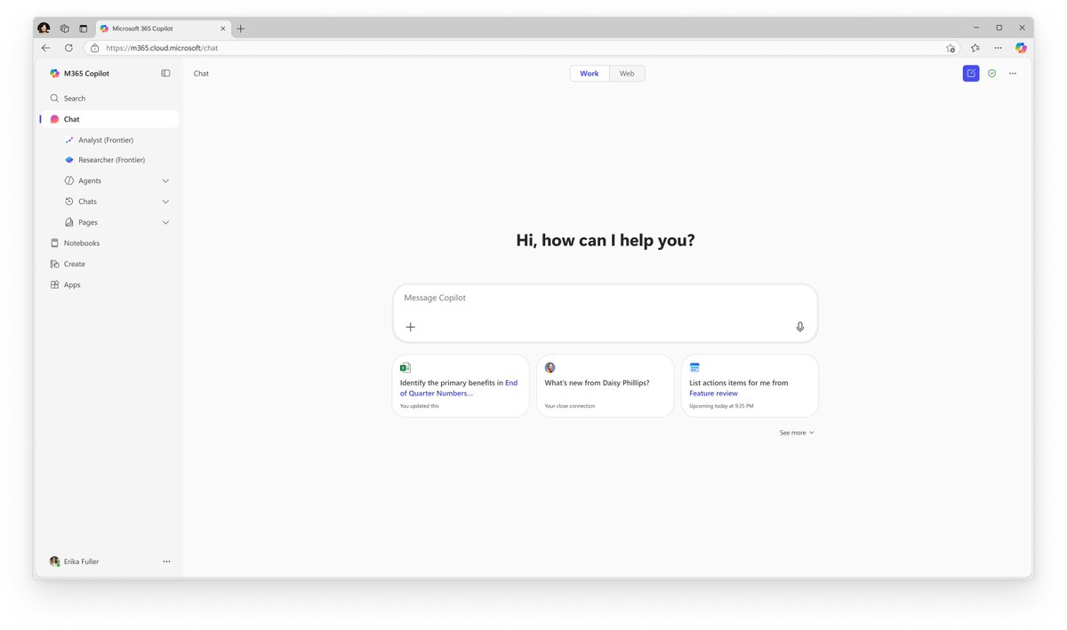 Od nápadu k realizaci, rychleji. 🧠 Microsoft 365 Copilot vám pomůže s návrhy a vylepšováním obsahu pomocí AI. Už žádné začínání od nuly!

🔗 msft.it/6018SSG1O

#MicrosoftCopilot #AI #FutureOfWork #Microsoft365 #Productivity #CopilotCreativity