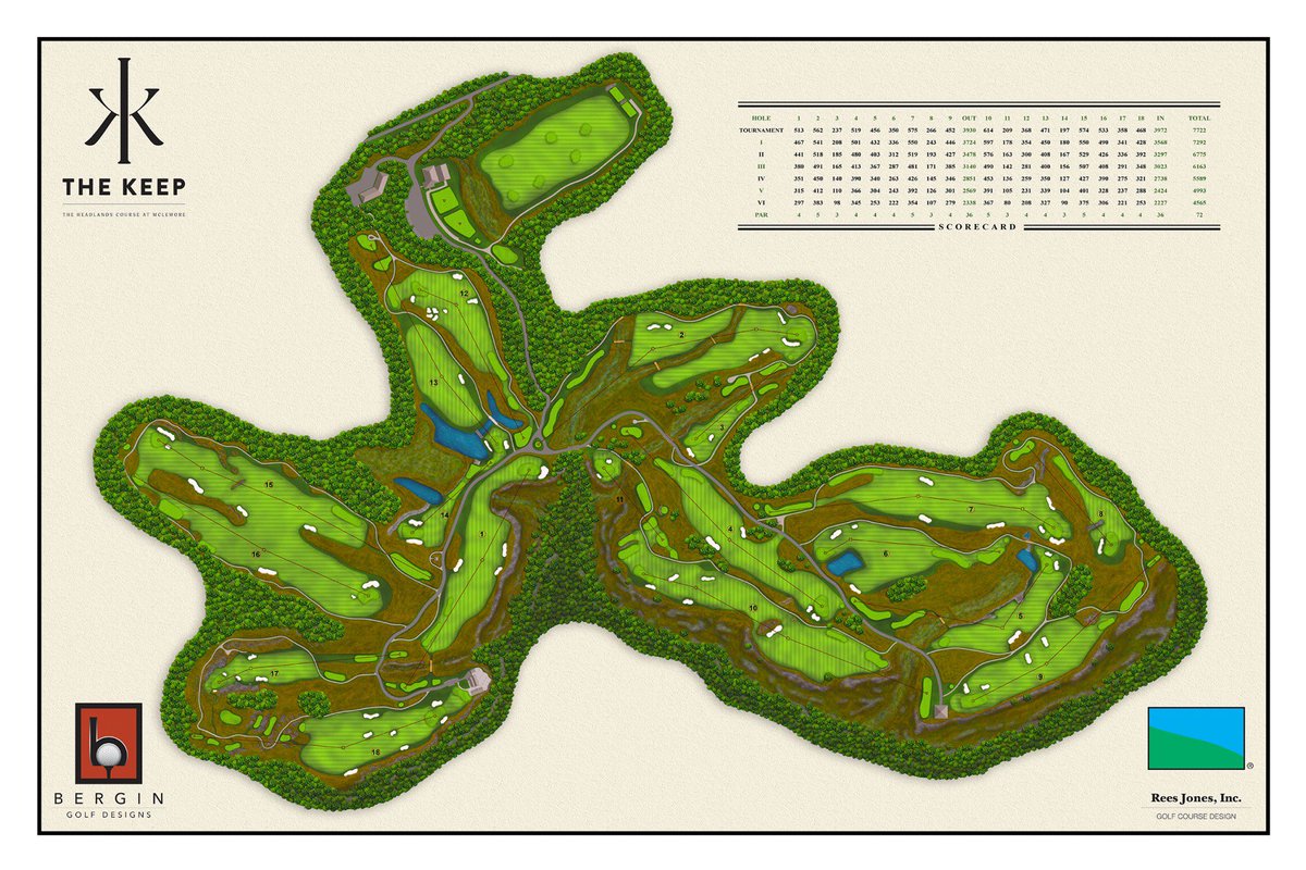 bergingolf's tweet photo. US Open week! Absolutely a favorite of mine and I was fortunate to play in 3 of them. Attached is one if our biggest and best courses. Still growing in, but getting better every week! The Keep! https://t.co/aOqbFhEioj