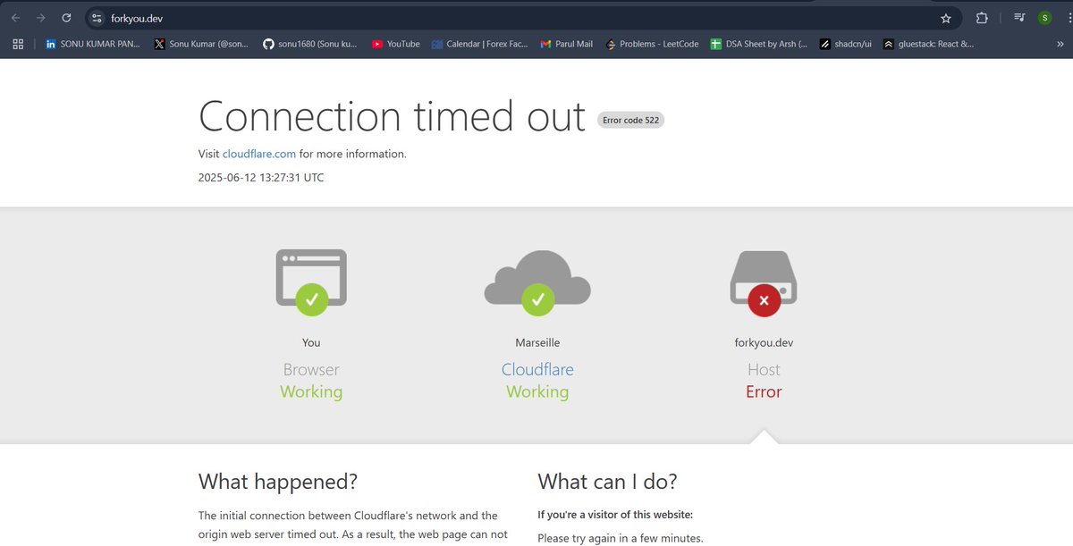 sonupandit16800's tweet image. Hey @heyhexadecimal, looks like your website is down! 😬 You should try UptimeGuard to stay on top of your site’s status 24/7.
uptimeguard.sonupandit.in
Don’t let downtimes go unnoticed! 🚦💻 #UptimeGuard #DevTools #SiteMonitoring