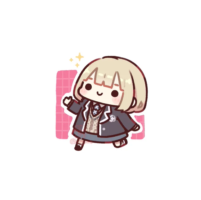 ショートボブクレアさんで制服着せてみた #描いたよクレアさん