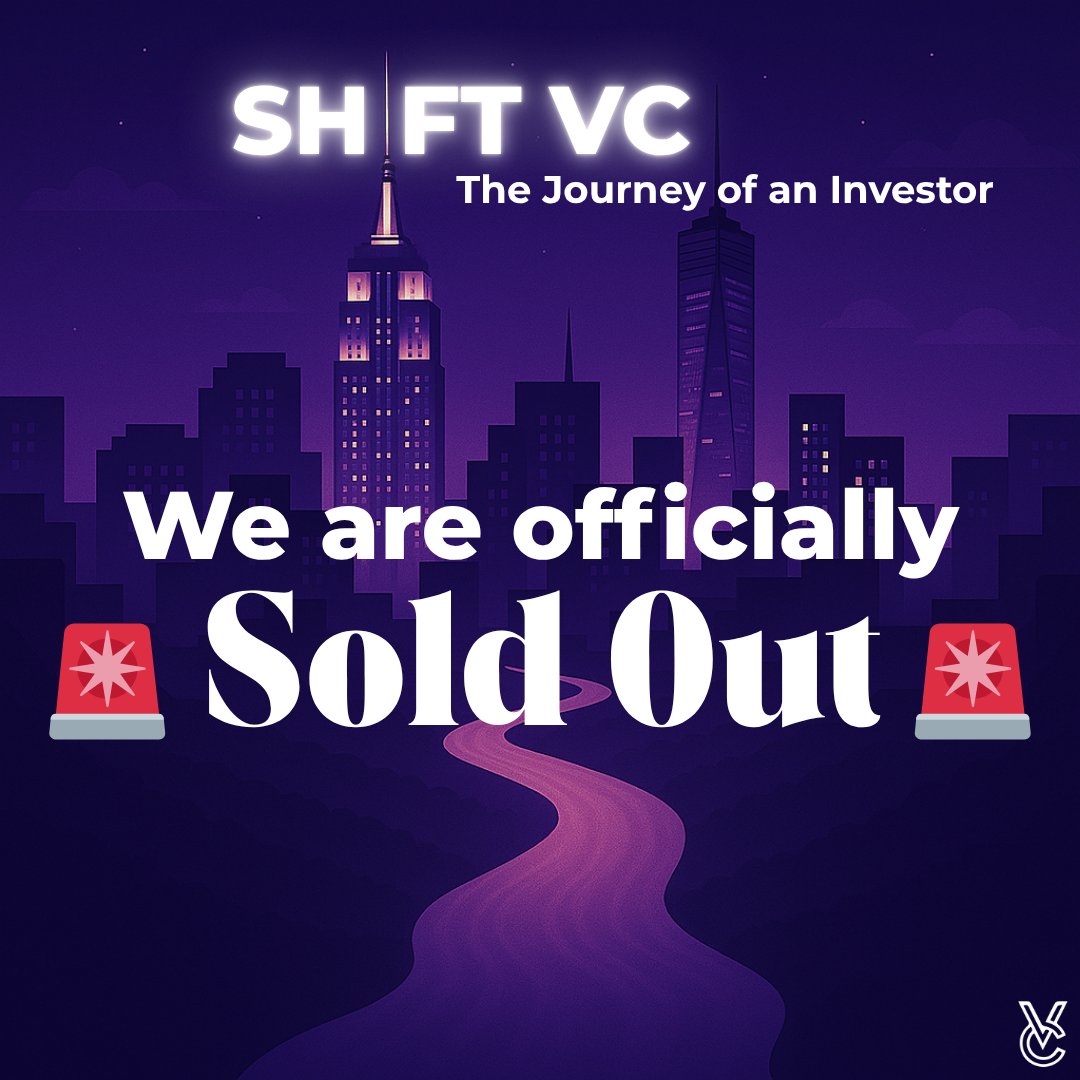 VcUnleashed's tweet image. 🔥 SHIFT VC 2025 Is Sold Out ! 🔥
We are blown away. We are so thrilled by the overwhelming demand from the community!
Can’t make it to NYC? Virtual tickets are available. Tune in from anywhere and catch every panel live.