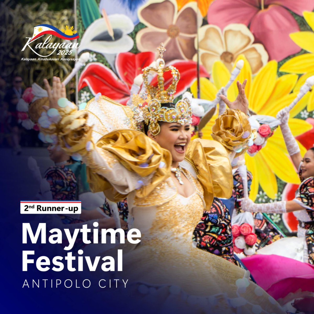 🇵🇭 𝗪𝗜𝗡𝗡𝗘𝗥! 🇵🇭

Congratulations to the winners of the Festival Performance Competition for the #ParadaNgKalayaan this morning, 12 June 2025.

Awarding ceremonies will be announced soon.

#Kalayaan2025
#MakeItHistoric
#PatuloySaPagtuklas