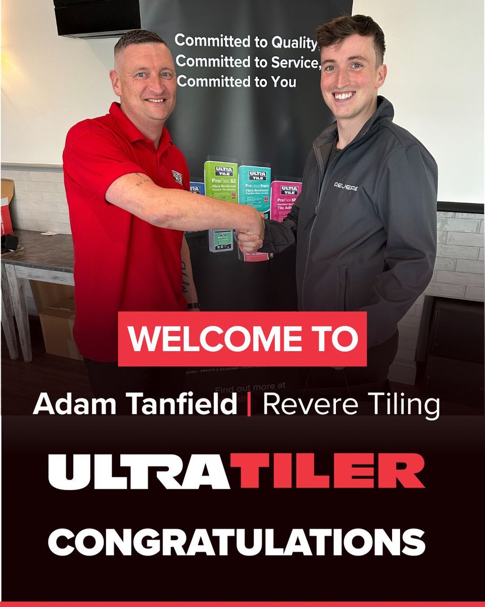 We’re thrilled to welcome Adam from Revere Tiling as our newest UltraTiler! 🙌

Adam’s eye for detail, craftsmanship, and commitment to quality make him a perfect fit for what the UltraTiler name stands for. 

Welcome aboard, Adam 🤩

#WelcomeAdam #RevereTiling #UltraTiler