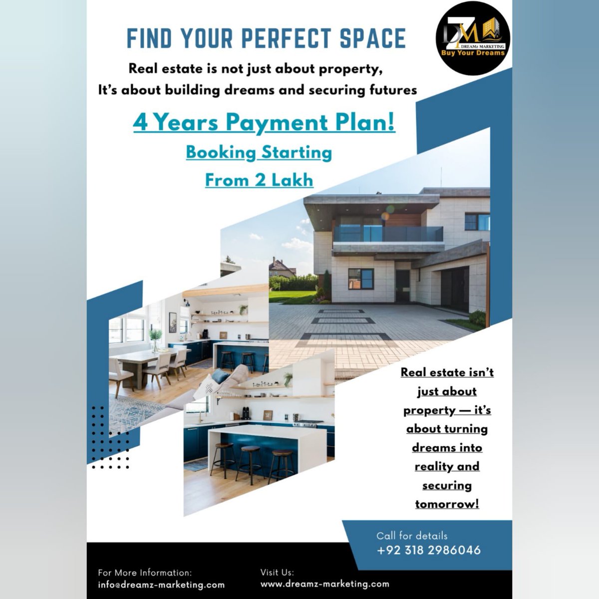 cpecfarms's tweet photo. 🏡 Start your journey to a dream home today! Just ₹2 Lakh booking &amp; a 4-Year Easy Payment Plan! Invest in your future with Dreamz Marketing. Secure your perfect space now!  

📷 https://t.co/zyoQboZbbv 📷

#RealEstate #DreamHome #InvestSmart #PakistanProperty https://t.co/kKxtBGPF5W