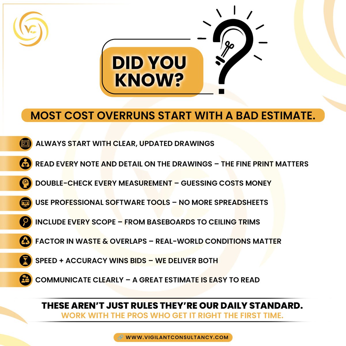 VigilantConsul1's tweet photo. Avoid Costly Mistakes: Start with Smart Estimating Practices.
📞+971 55 834 4804
📞 +92 21 34372229
📧info@vigilantconsultancy.com
🌐https://t.co/VKzcq7VpDM
#ConstructionEstimating #InteriorFinishes #EstimationRules #BidSmart #VigilantConsultancy #EstimatingExperts https://t.co/q0mYB5UIMK