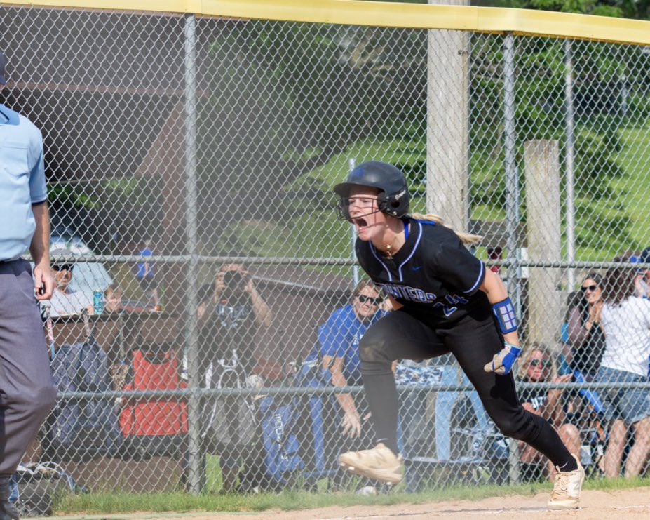 Today’s the day! State semifinals at 430pm. Let’s GO MP!!! 💙🤍🥎