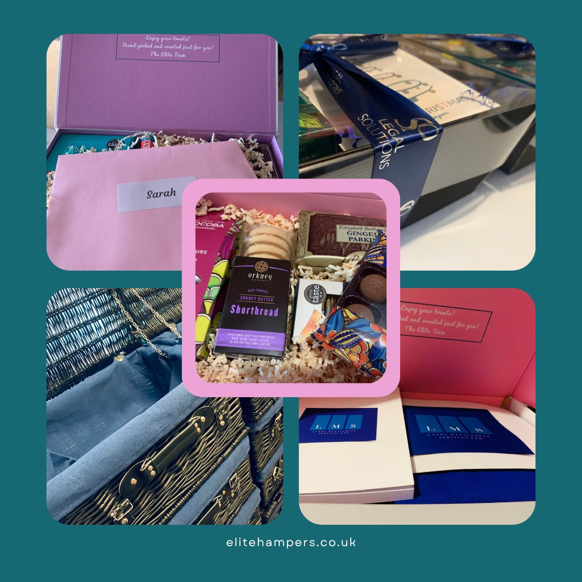 There are so many bespoke offerings we have including:

🎗️Branded ribbon to match your business logo
🧀You choose products that go in your hampers
🖊️Add your own merchandise to our hampers

🌟We even create new offerings - we are that bespoke!

#EliteHampers #BespokeGifts #HRHelp