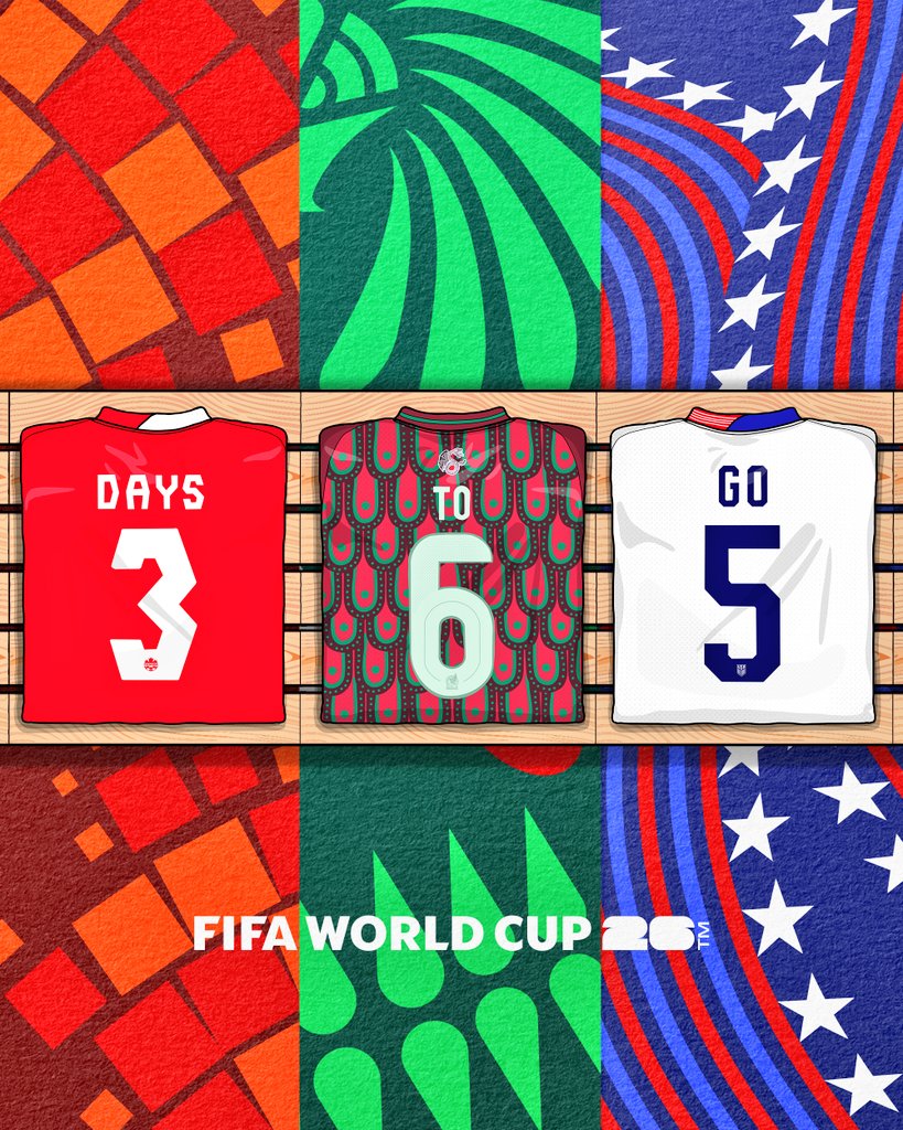 JRPalaciosChapa's tweet image. ¡¡ One year to go !!

@FIFACWC

#WeAre26 | #FIFAWorldCup
#WeAreReady