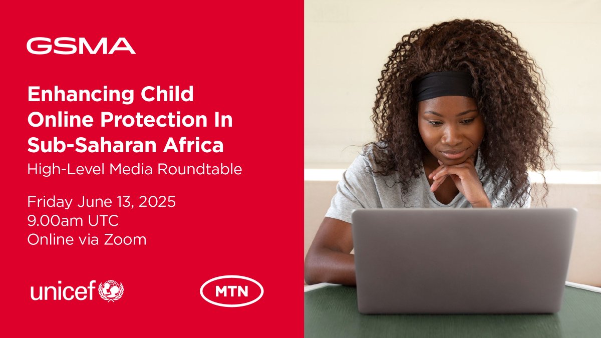 GSMA Africa (@gsmaafrica) on Twitter photo To be part of the conversation shaping Africa’s child-safe digital future, reach out to: pressoffice@gsma.com
<a href="/GSMAPolicy/">GSMA Policy and Regulation</a> <a href="/_AfricanUnion/">African Union</a> <a href="/Carolmbugua/">Caroline Mbugua, HSC</a> <a href="/MarinaMadale/">Marina Madale</a> <a href="/NankaliM/">Nankali Maksud</a> To be part of the conversation shaping Africa’s child-safe digital future, reach out to: pressoffice@gsma.com
<a href="/GSMAPolicy/">GSMA Policy and Regulation</a> <a href="/_AfricanUnion/">African Union</a> <a href="/Carolmbugua/">Caroline Mbugua, HSC</a> <a href="/MarinaMadale/">Marina Madale</a> <a href="/NankaliM/">Nankali Maksud</a>