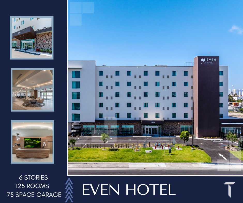 TCCIFlorida's tweet photo. We’re excited to share that construction is now complete on the new Even Hotel in the heart of Sweetwater, Florida!

📸 Swipe through to see the finished space come to life!

#ProjectComplete #Hospitality #BuildingBeyond #EvenHotel https://t.co/aTMh0gM8hx