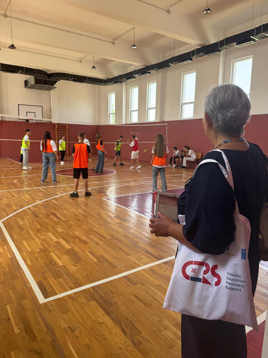 With our partners at the Croatian Embassy in #Albania, we visited the newly reconstructed “Iliria” school &amp; kindergarten reconstructed through Gov of Croatia -funded CERS Programme! The warm welcome from children, teachers  was heartfelt, with deep gratitude for Croatia’s