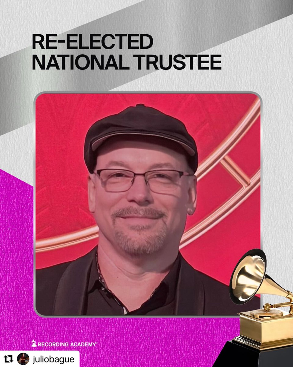 Felicitaciones a @juliobague 👏🏼👏🏼
Muy honrado de continuar apoyando a mis colegas de la industria de la música en este segundo término, representando a nuestra comunidad  de creadores y colaborando con otros líderes comprometidos con impulsar la música.