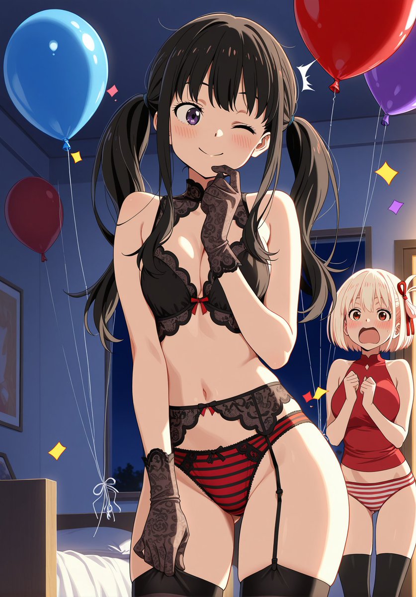 Leivonens's tweet image. 井ノ上たきな &amp;amp; 錦木千束
Inoue Takina &amp;amp; Nishikigi Chisato
二人だけのParty
party for just the two of Us?
#Lycorisrecoil #リコリコ
x.com/i/grok/share/s…
Scheduled to be uploaded to Patre0n today.
今日、Patre0nにアップロード予定です。