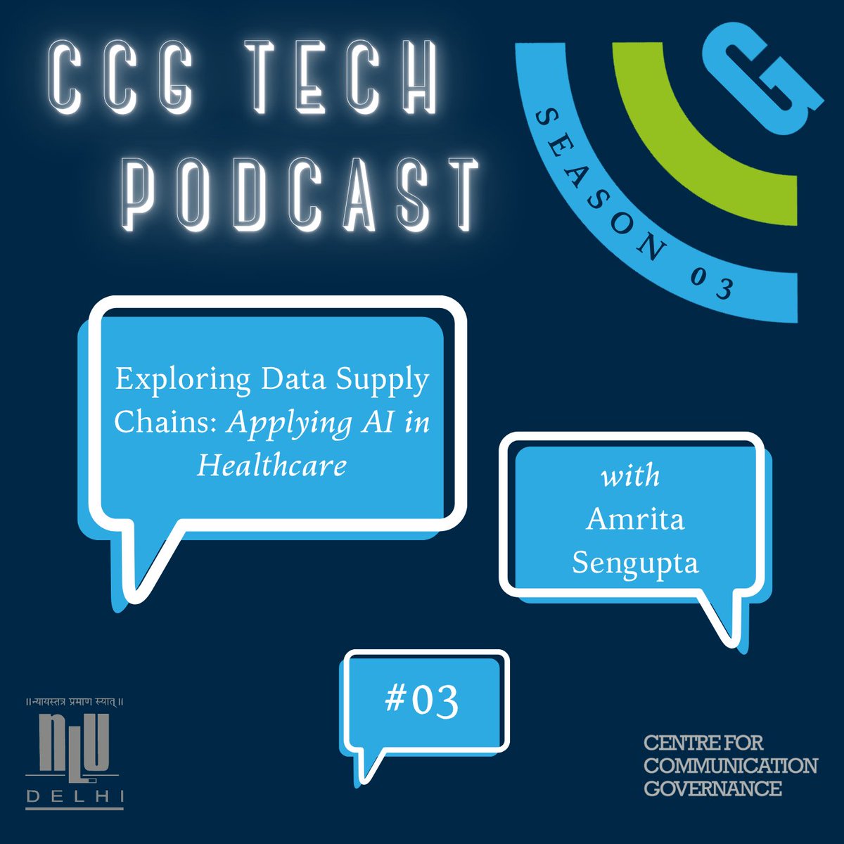 With the AI landscape rapidly expanding in India, how is it being applied in healthcare? 
In Episode 03 of Season 3 of #TheCCGTechPodcast, Shashank (<a href="/Shshk/">Shashank Mohan</a>) and Joanne (<a href="/joannedcunha/">joanne</a>) speak to Amrita Sengupta (<a href="/iamgondogol/">Amrita Sengupta</a>) on the use of AI in healthcare in India.