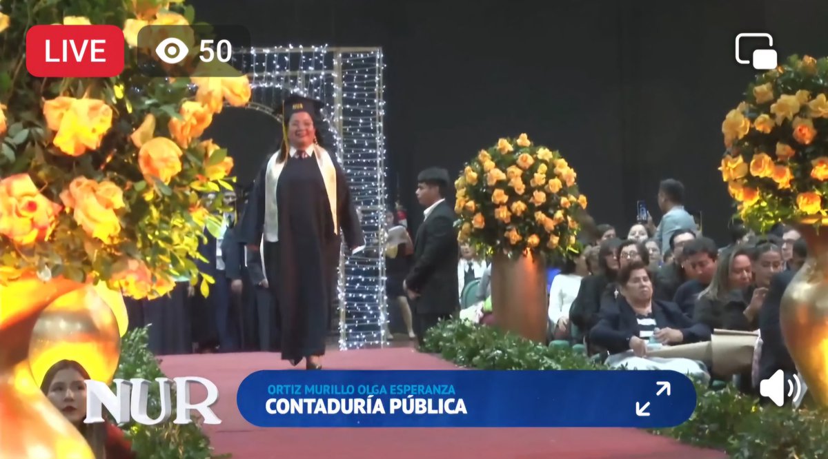 murillomar2008's tweet photo. Felicidades Olguita!!! 🎓🎊👏👏🎈
Acto de Colación de Grado. Universidad NUR. Dios te ama ❤️ y quiere lo mejor para tí. 🙏 https://t.co/MocQMVePyq