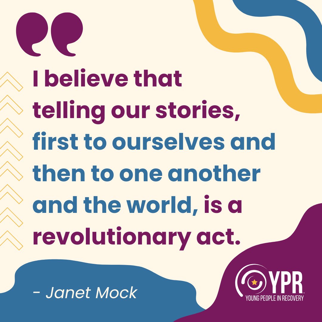 Your recovery journey is your story to own—and to share. 💙 Speaking openly about recovery helps break stigma, inspire hope, and empower others to seek support. At YPR, we encourage you to #recoveroutloud and show the world the strength and resilience of recovery. 🌟