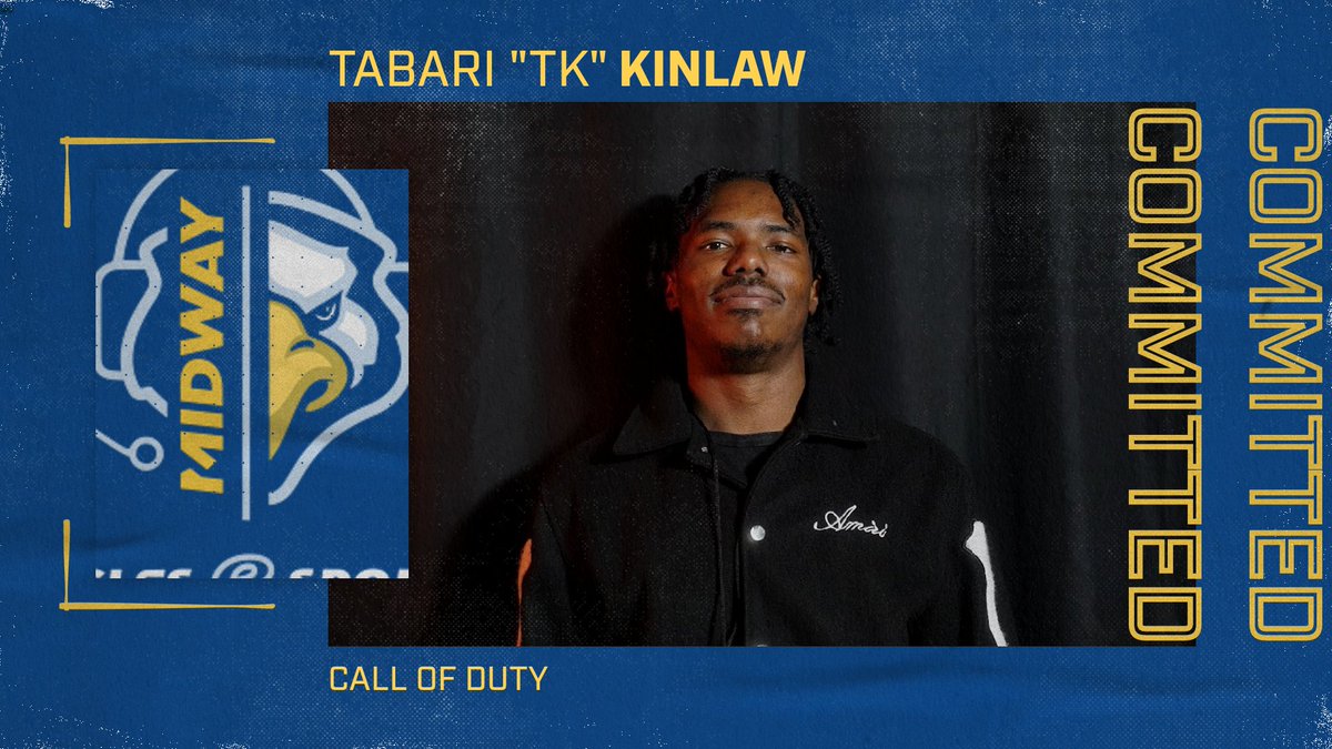 Proud to announce our 1st commit for the upcoming school year

Tabari "<a href="/tKayX_/">🧌</a>" Kinlaw

Now begins a new era for Midway Esports

#GoMidwayEagles